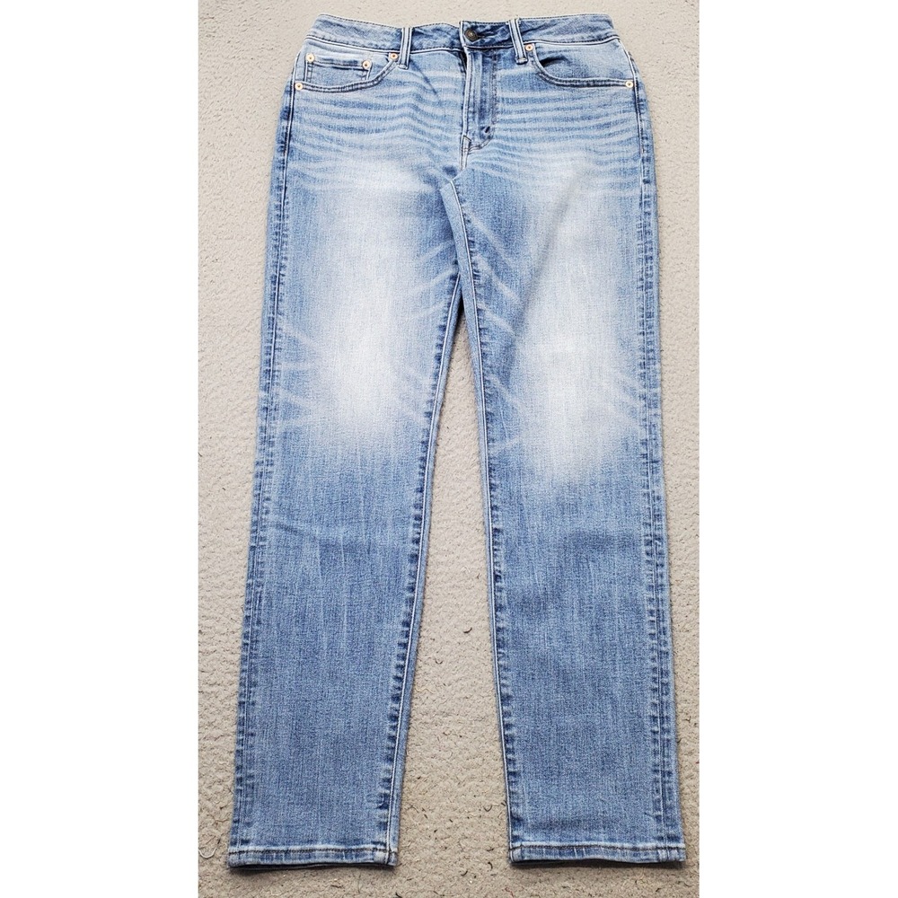 American Eagle Jeans Mens 30x32 Blue Denim AirFlex+ Temp Tech Comfort Skinny Leg